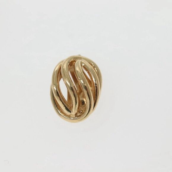 Christian Dior Earring Metal Gold Auth 142049 - Picture 6 of 9